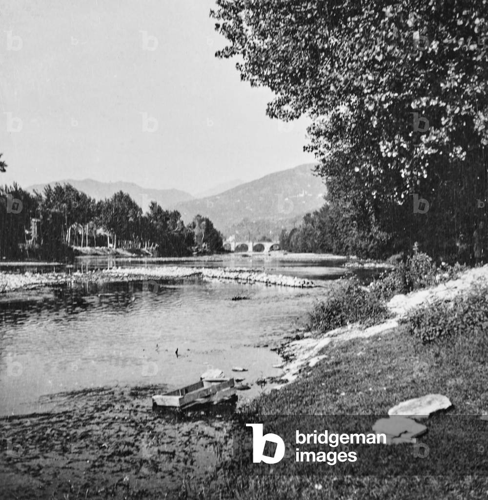 The Entella torrent in Chiavari