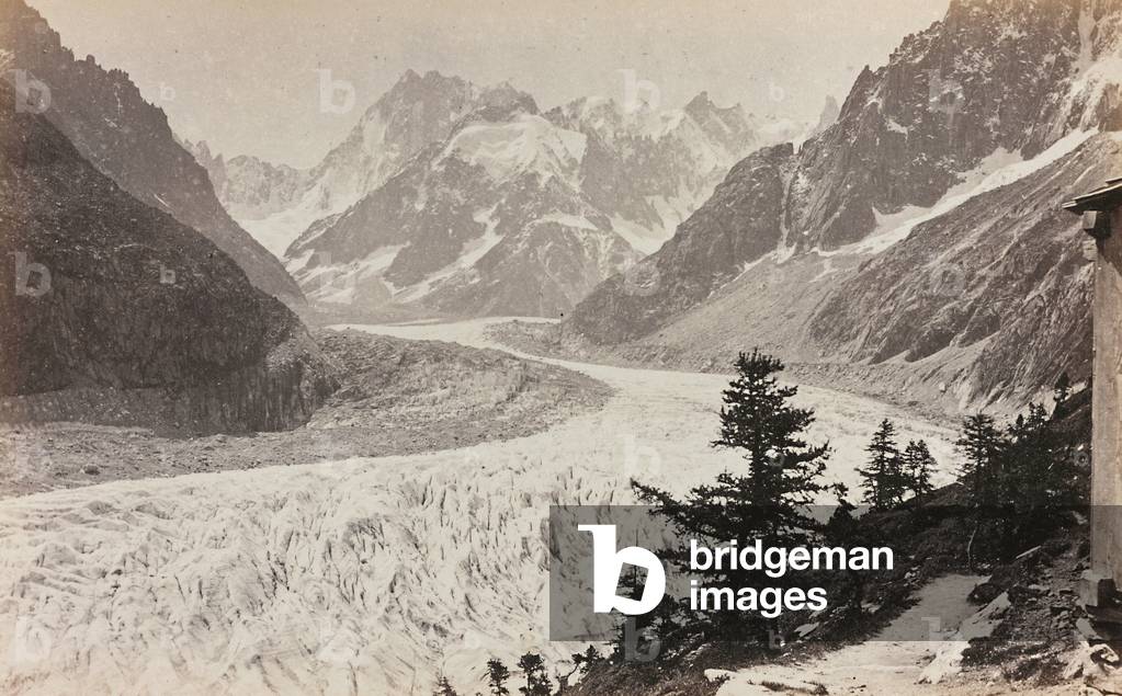 View of Montenvers, near Chamonix-Mont-Blanc