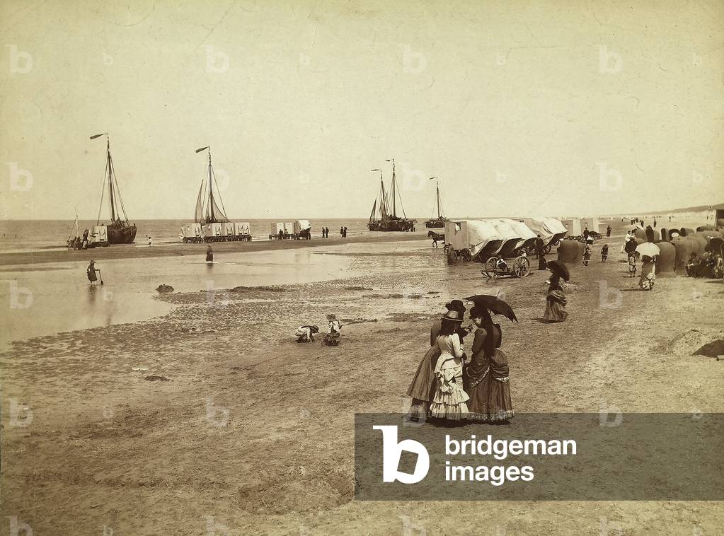 Beach near Ostend, in Belgium