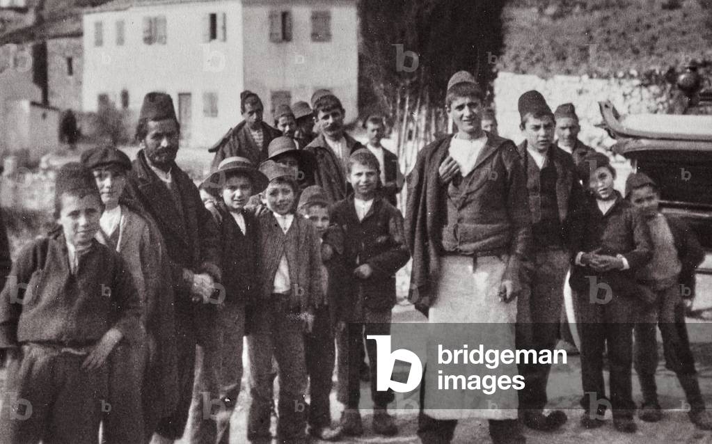 Group portrait, Corfu, 1904 (print on double-weight paper)