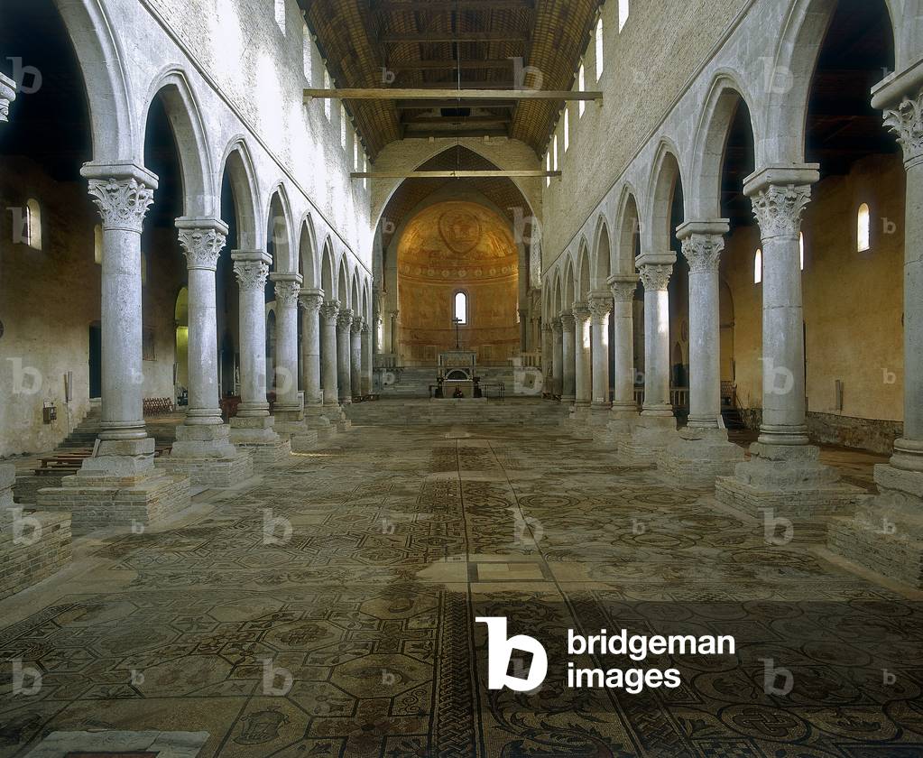 Interior of Basilica of Aquileia, Udine