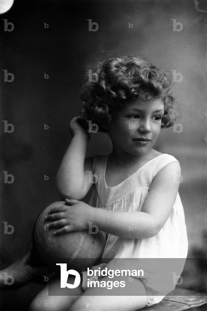 Portrait of little Aldo Sabelli