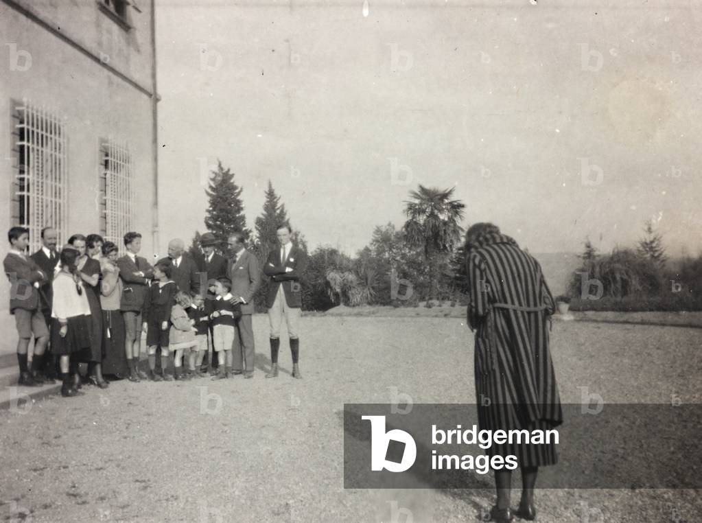 Group portrait of the Torrigiani family at their Villa in Vico d'Elsa