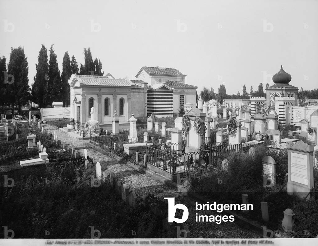 The Cimitero Israelitico (Jewish Cemetery) in Florence