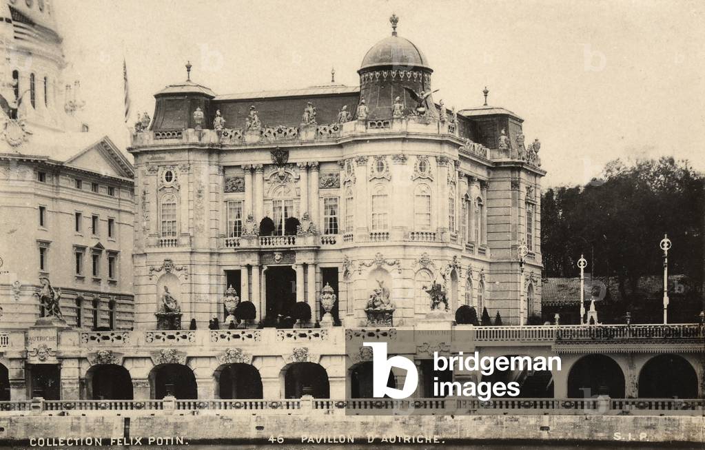 1900 Paris World's Fair: Austrian Pavilion, 1900 (photomechanic print)