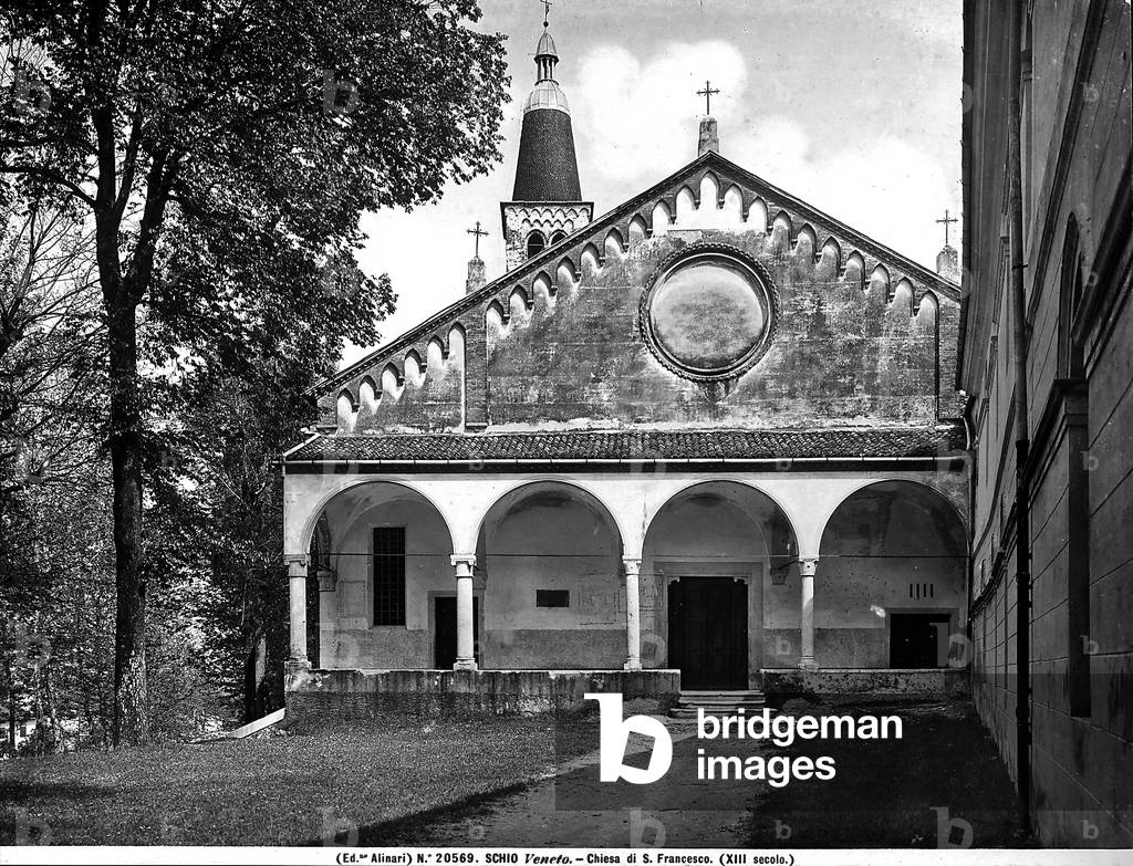View of the Church of S. Francesco in Schio.