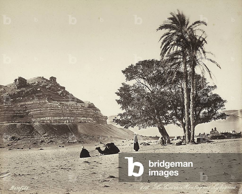 Desert area on the outskirts of Cairo, Egypt