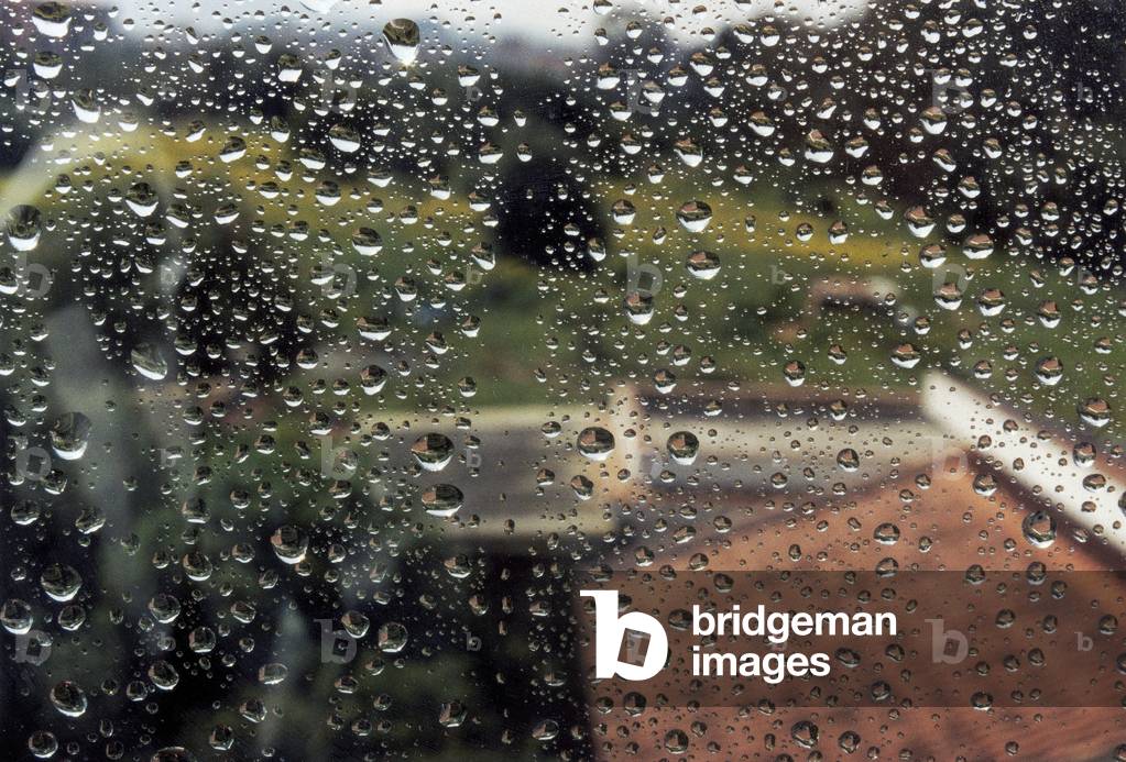 'Percezioni', water drops on glass, April 2007 (photo)