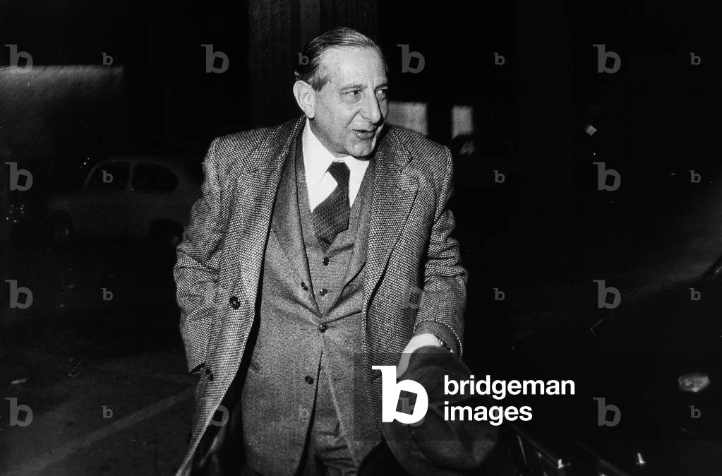 Lawyer and later minister Giuliano Vassalli