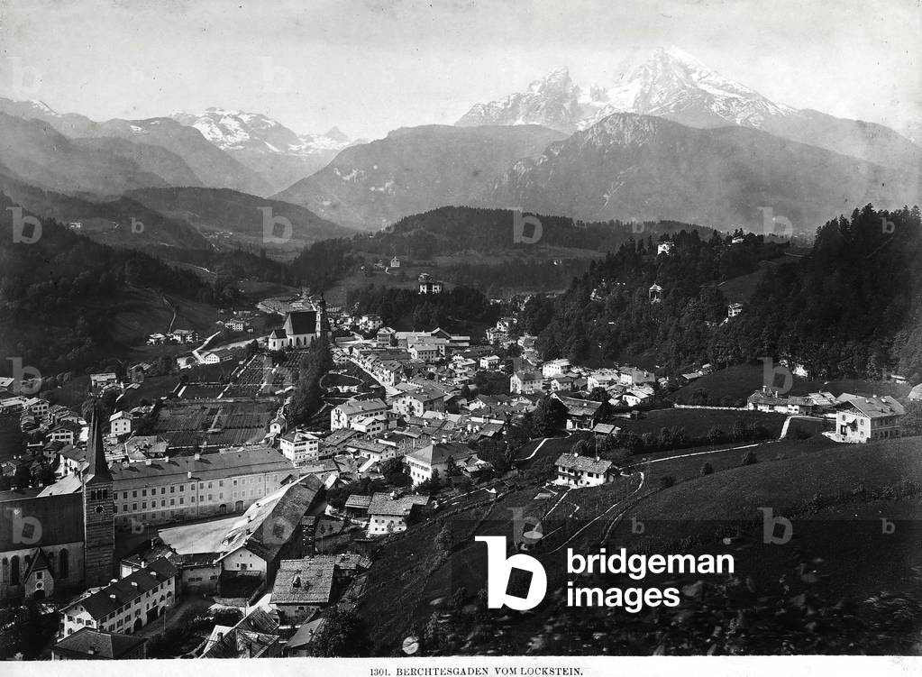 View of the village of Berchtesgaden, Germany