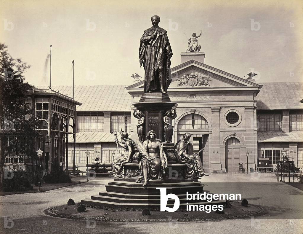 1873 Vienna World's Fair: Commemorative monument to Maximilian II of Baveria
