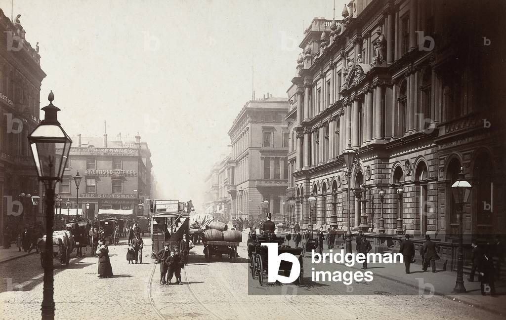 View of St. Vincent Place in Glasgow