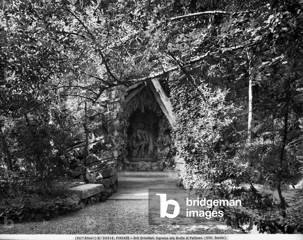 Entrance to the Grotta di Polifemo, Orti Oricellari, Florence