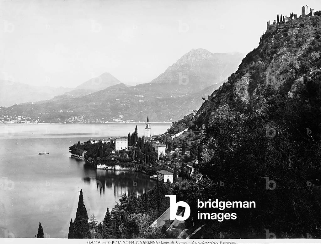 Panorama of Varenna on Lake Como