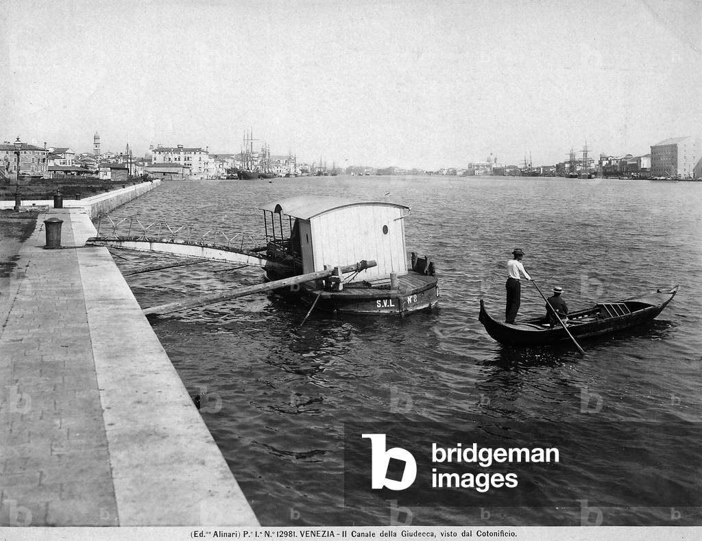 The Giudecca Canal, in Venice, seen from the cotton mill
