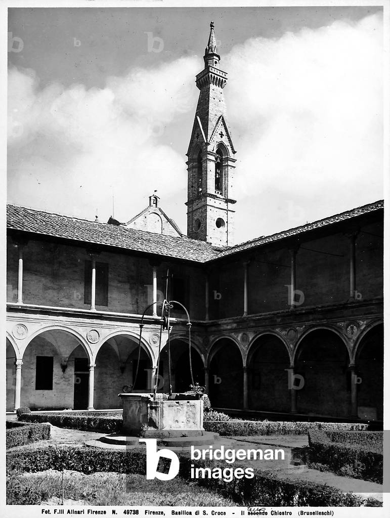 The third cloister, Basilica of S. Croce, Florence