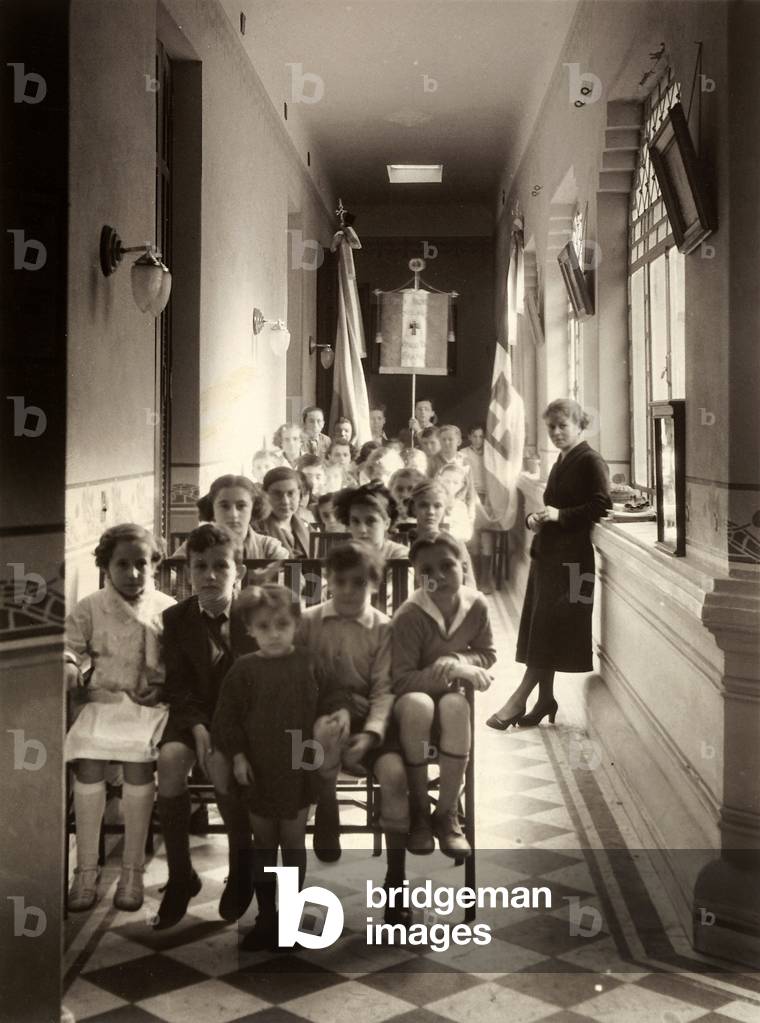 House of the Italians in San Francisco de Cordoba, Argentina. Children attending classes