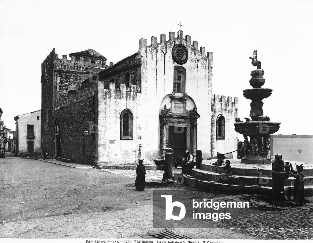 The cathedral of San Nicolò in Taormina