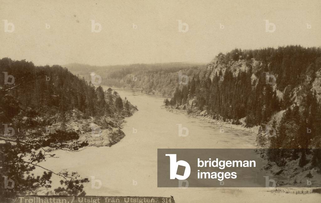 View of Trollhattan in Sweden