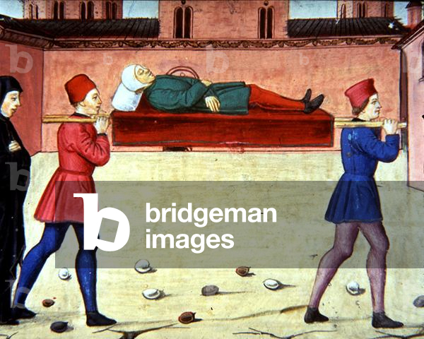 Fol.74v Jesus Revives a Dead Child (vellum)