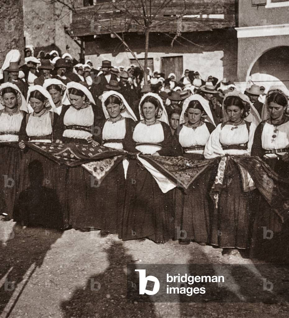 Women in traditional dress, Corfu, 1904 (print on double-weight paper)