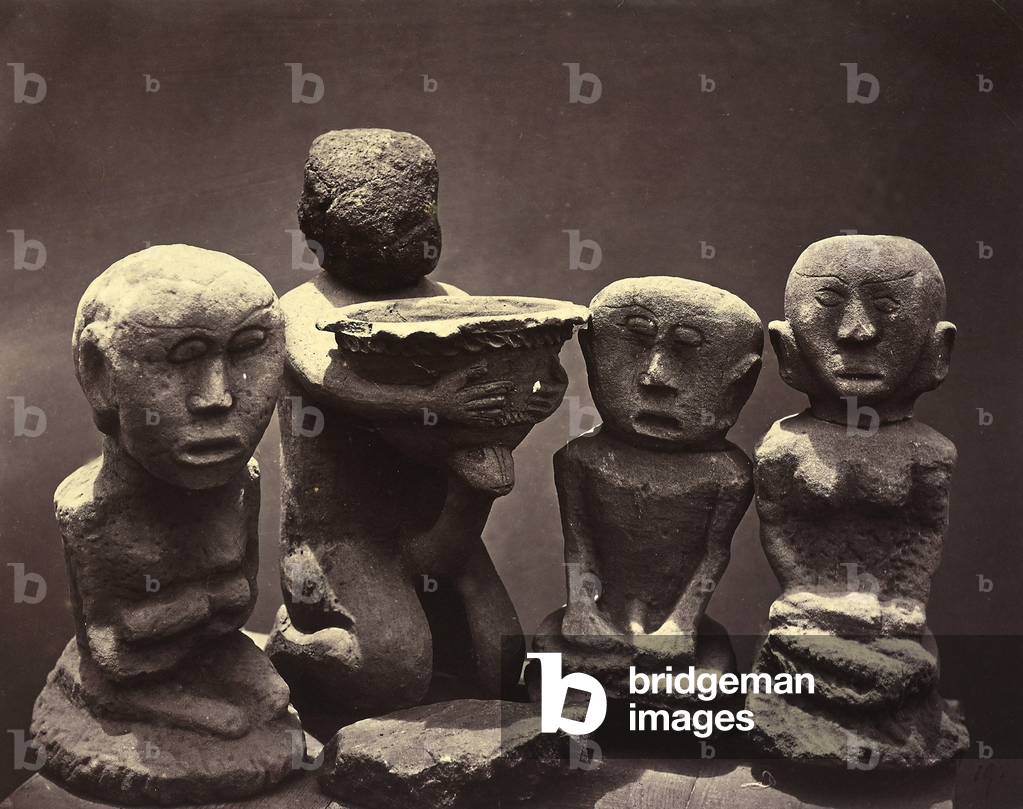 A souvenir of Odoardo Beccari's journeys: sculptures created before Indian rule in Java, Indonesia