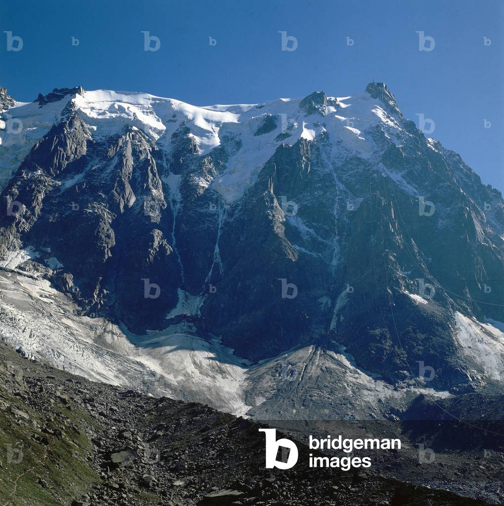 Mont Blanc taken from Chamonix