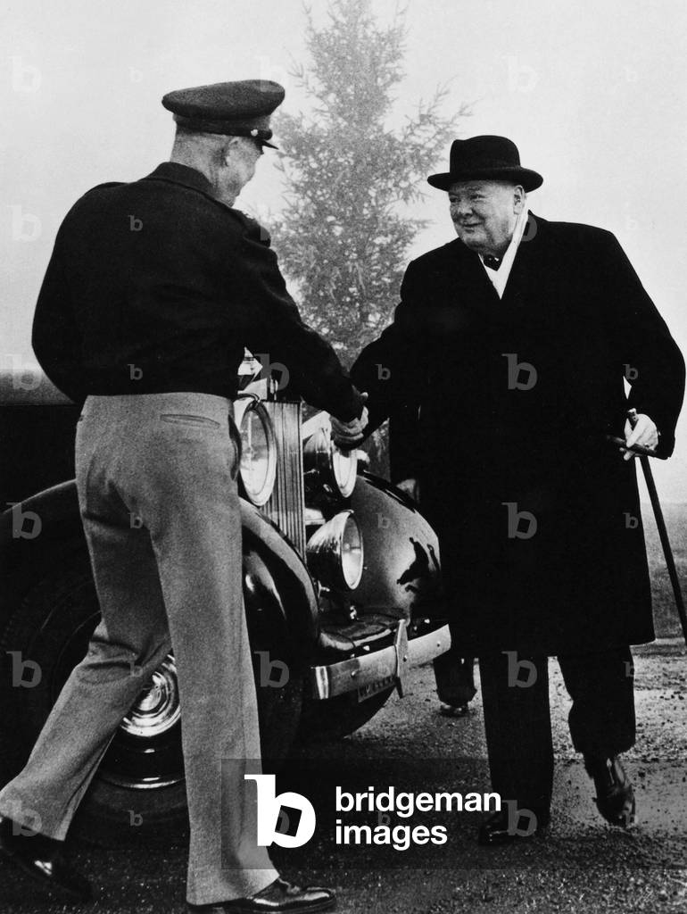 General Eisenhower and Winston Churchill