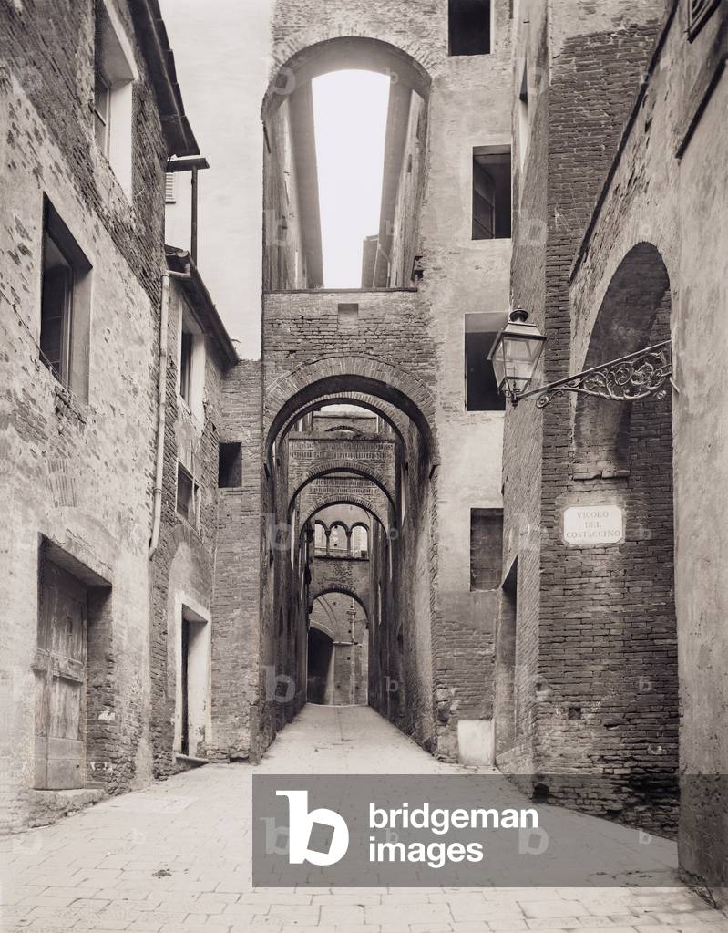 View of Via della Galluzza, Siena