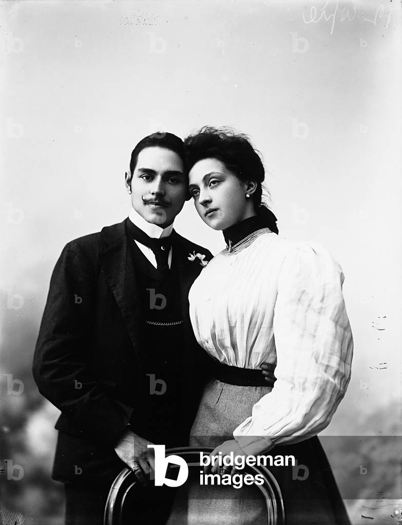 Portrait of married couple Cambi