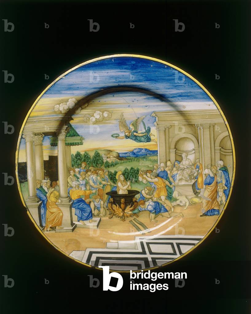 Martyrdom of Saint Cecilia, plate