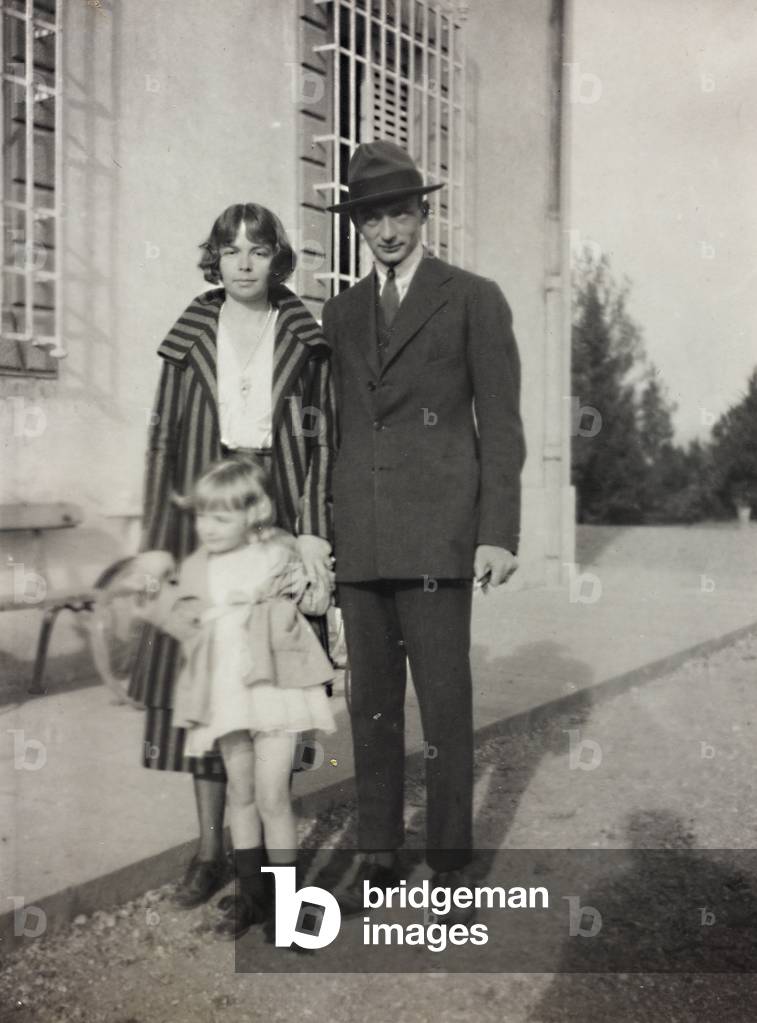 Three members of the Torrigiani family at the Villa in Vico d'Elsa