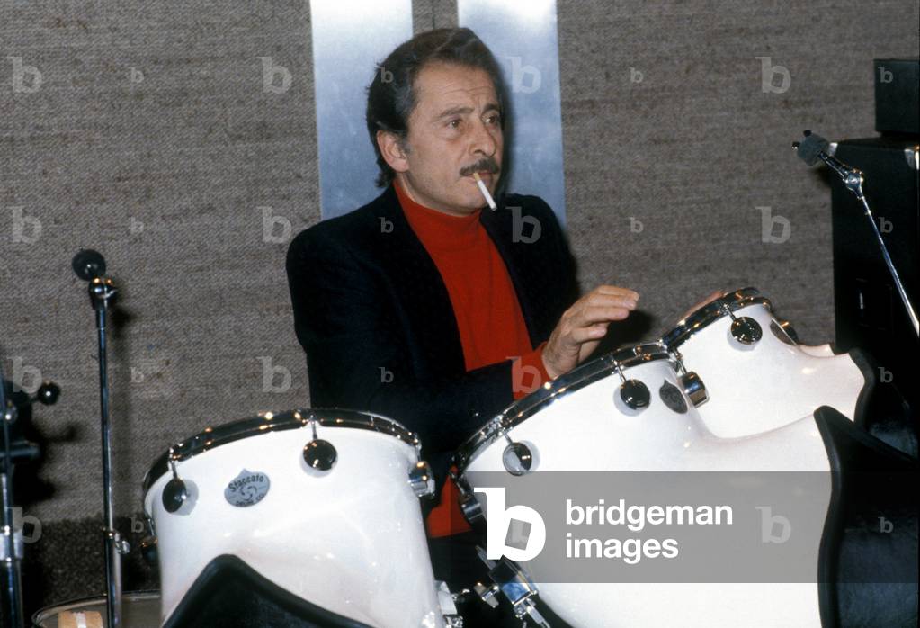 The Italian singer Domenico Modugno (1928-1994)