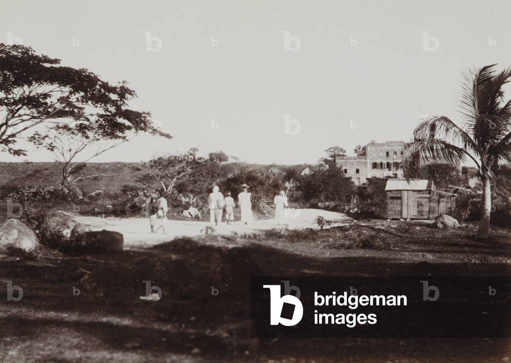 Basseterre, Saint Cristopher, Island of the Lesser Antilles, territory of the Great Britain until 1983