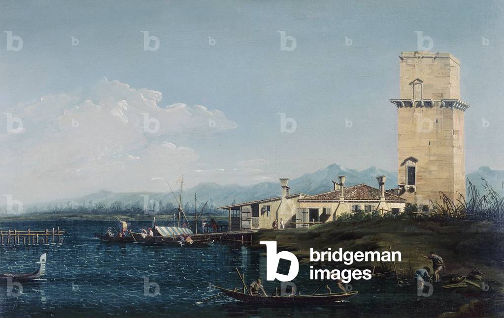 The tower of Marghera, by Canaletto and his assistants