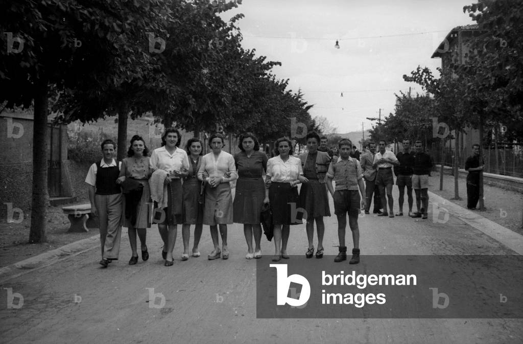 Group portrait at a party in the country