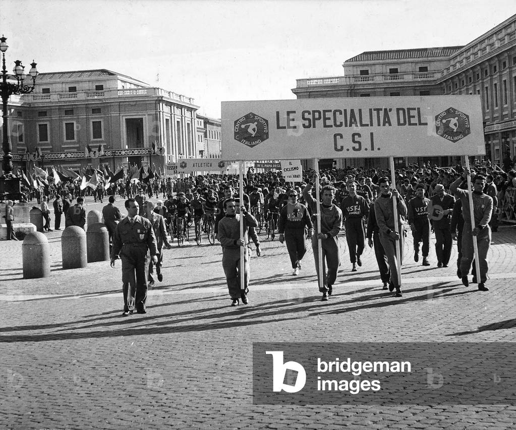 Displays and games called by the Centro Sportivo Italiano: the 