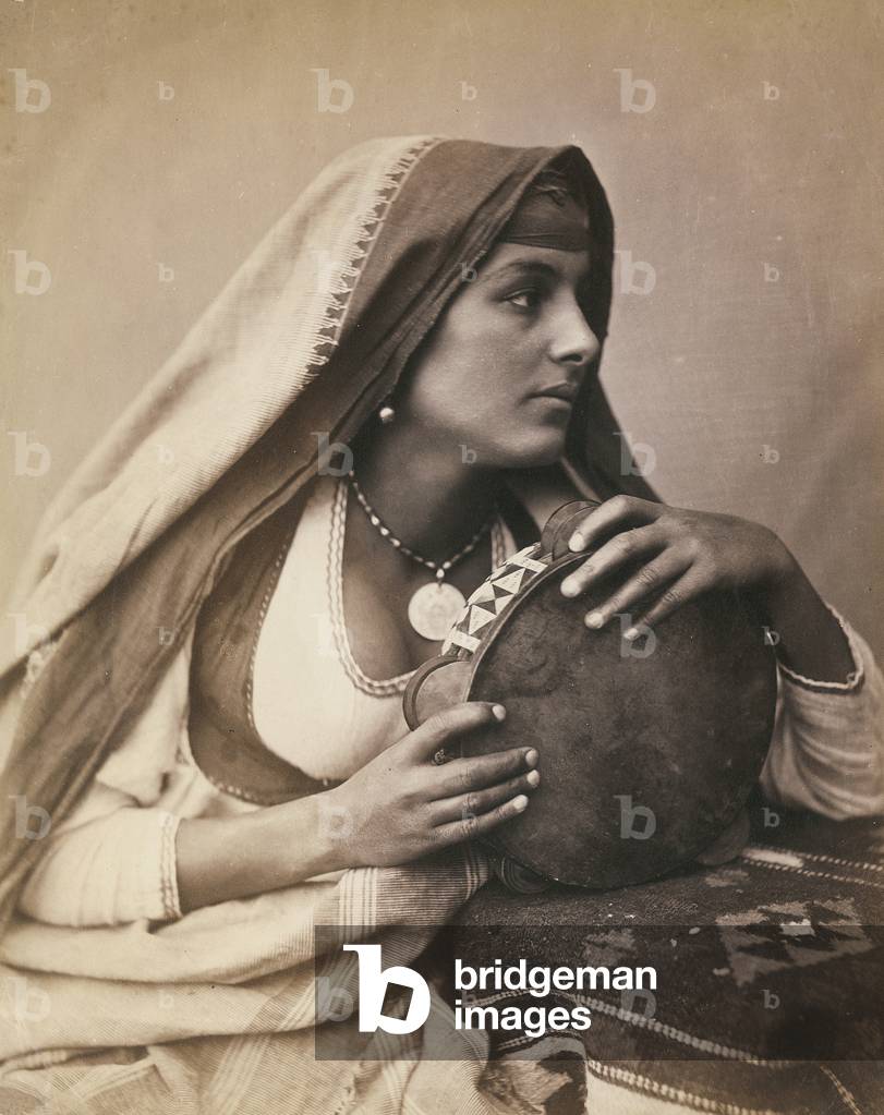Portrait of a woman in traditional Turkish dress, 1890 (print on double-weight paper)