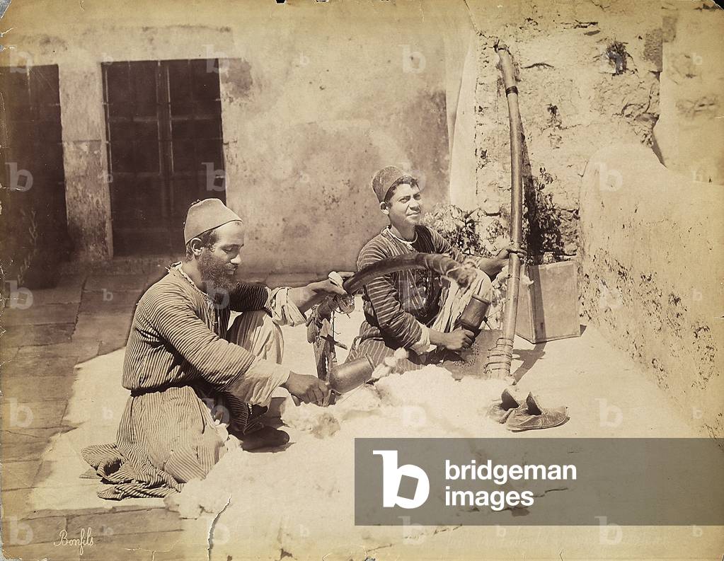 Two Egyptian craftsmen