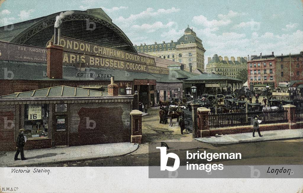 Entrance of Victoria Station, London