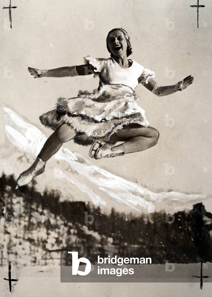 The Austrian figure skater Melita Brunner