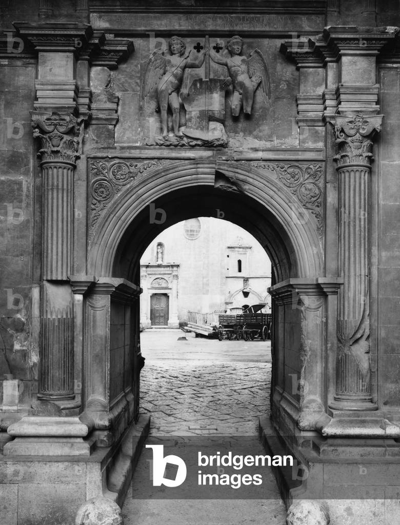 Detail from the Triumphal Arch from the Castel Nuovo in Naples