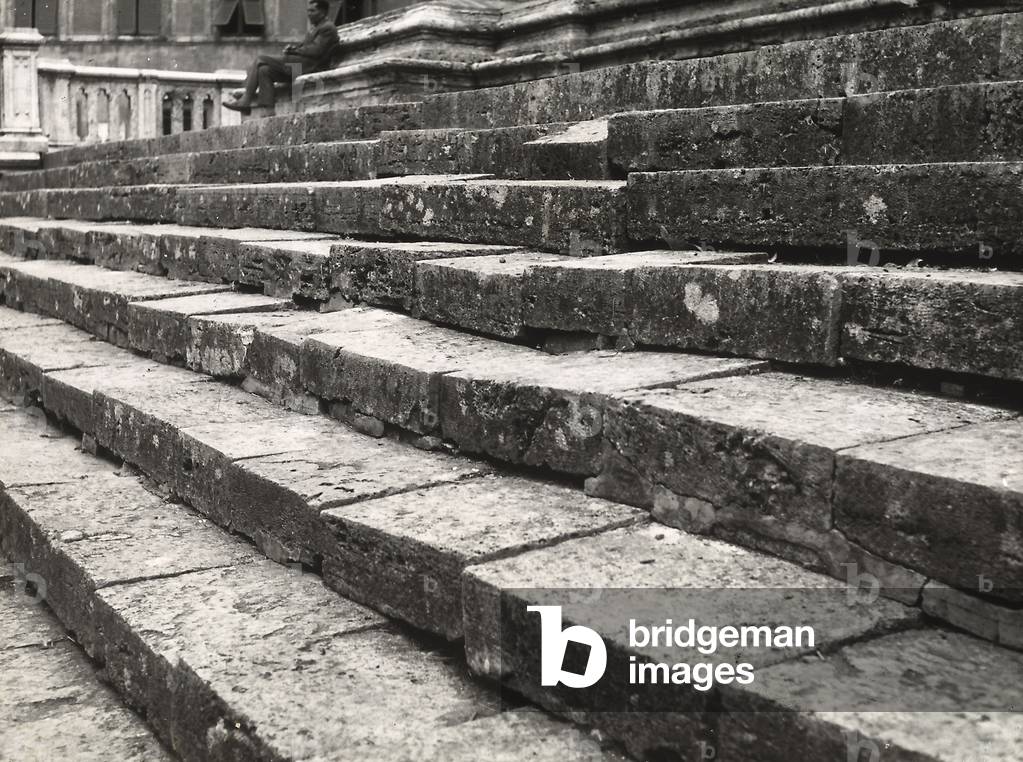 The staircase of the cathedral in Perugia
