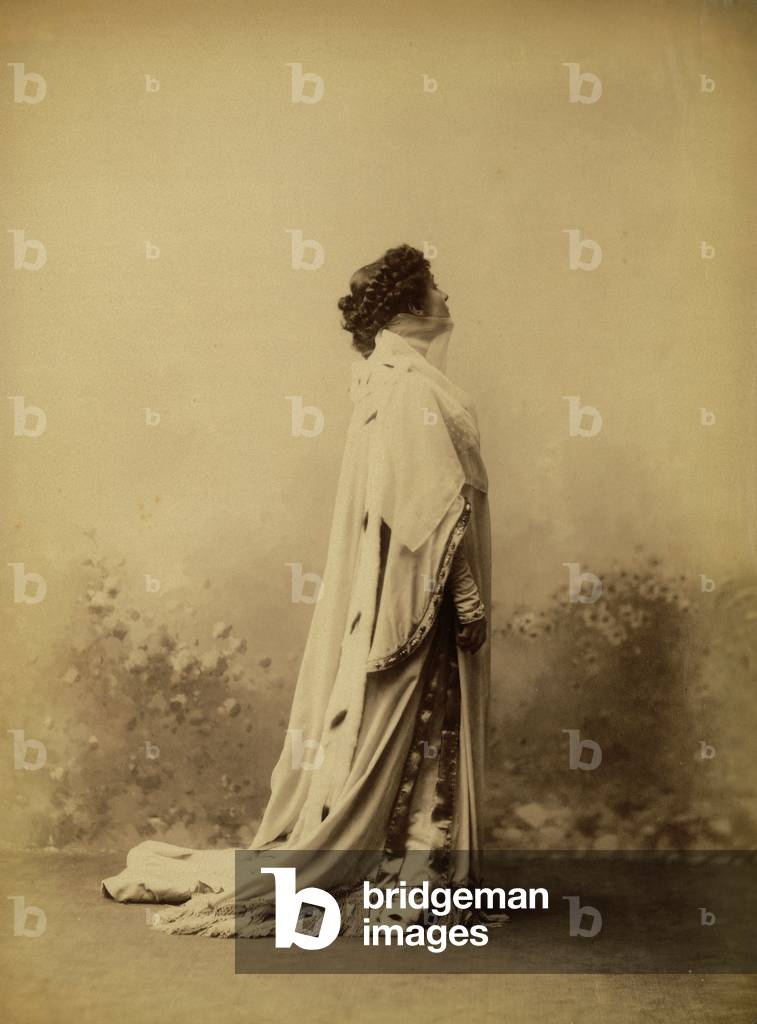 Actress Eleonora Duse in 