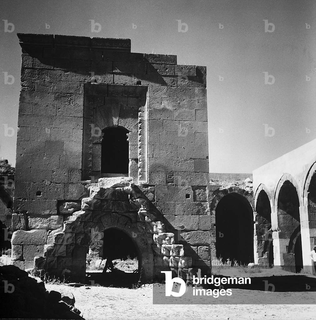 The small mosque inside the caravanserai of Sultanhani, in south-eastern Turkey