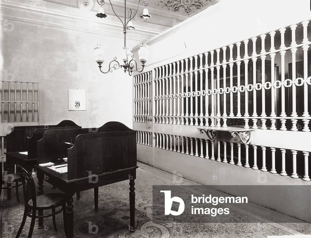 Banca Commerciale of Florence, cashier's office