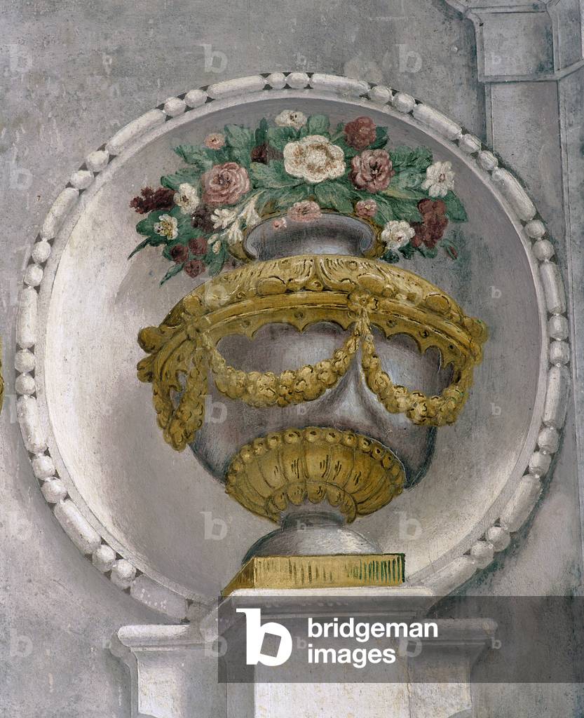 Vase of flowers (fresco)