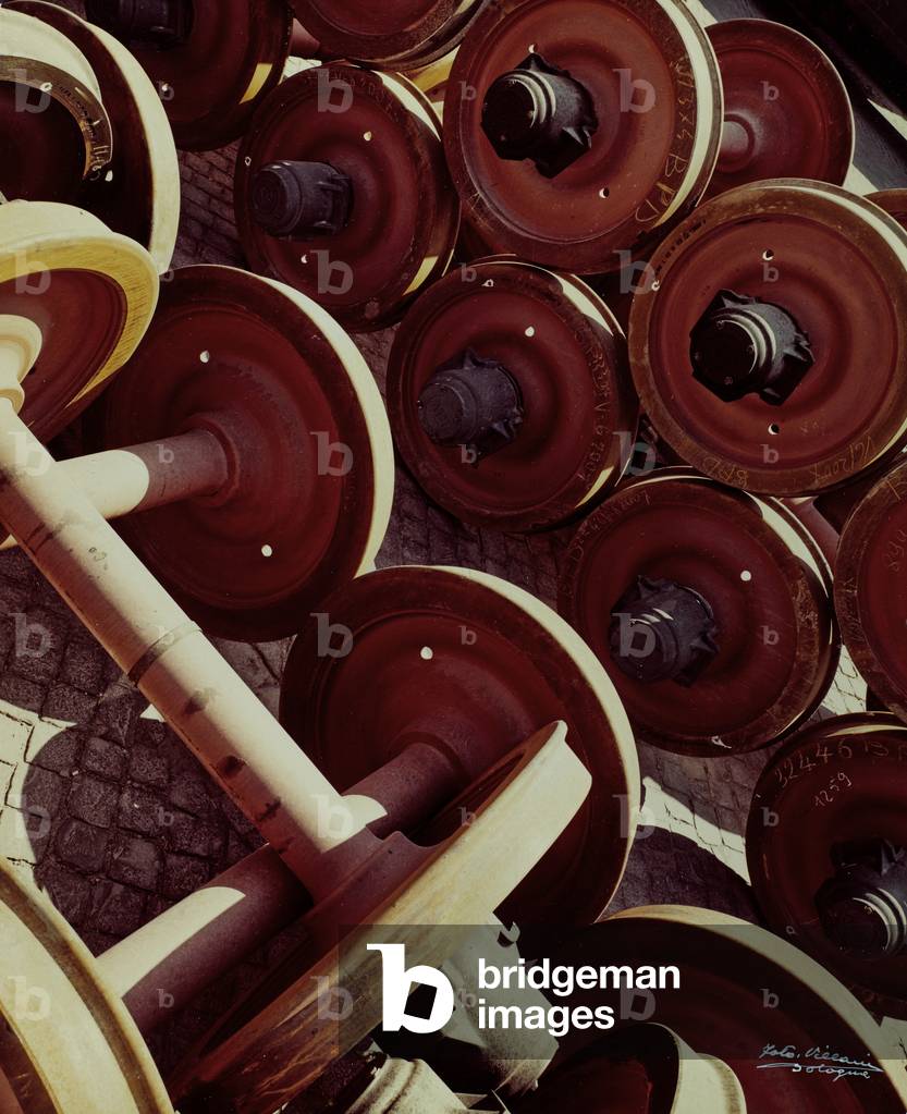 Spools of copper produced by the Establishment Bombrini Parodi Delfino Colleferro