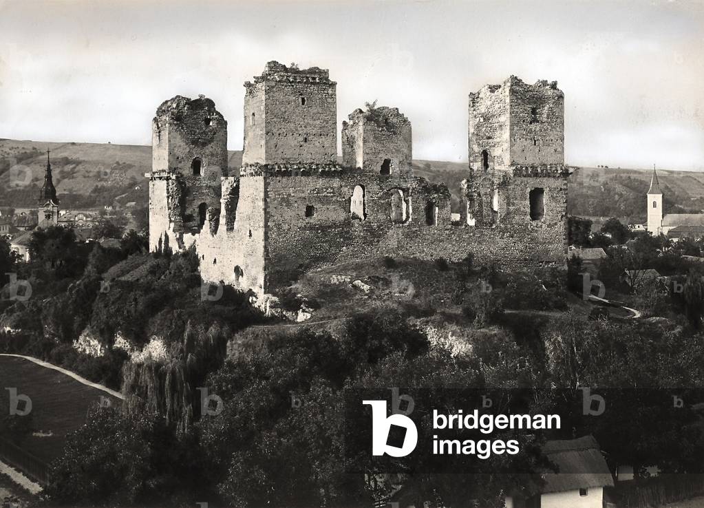 The ruins of a castle in Hungary