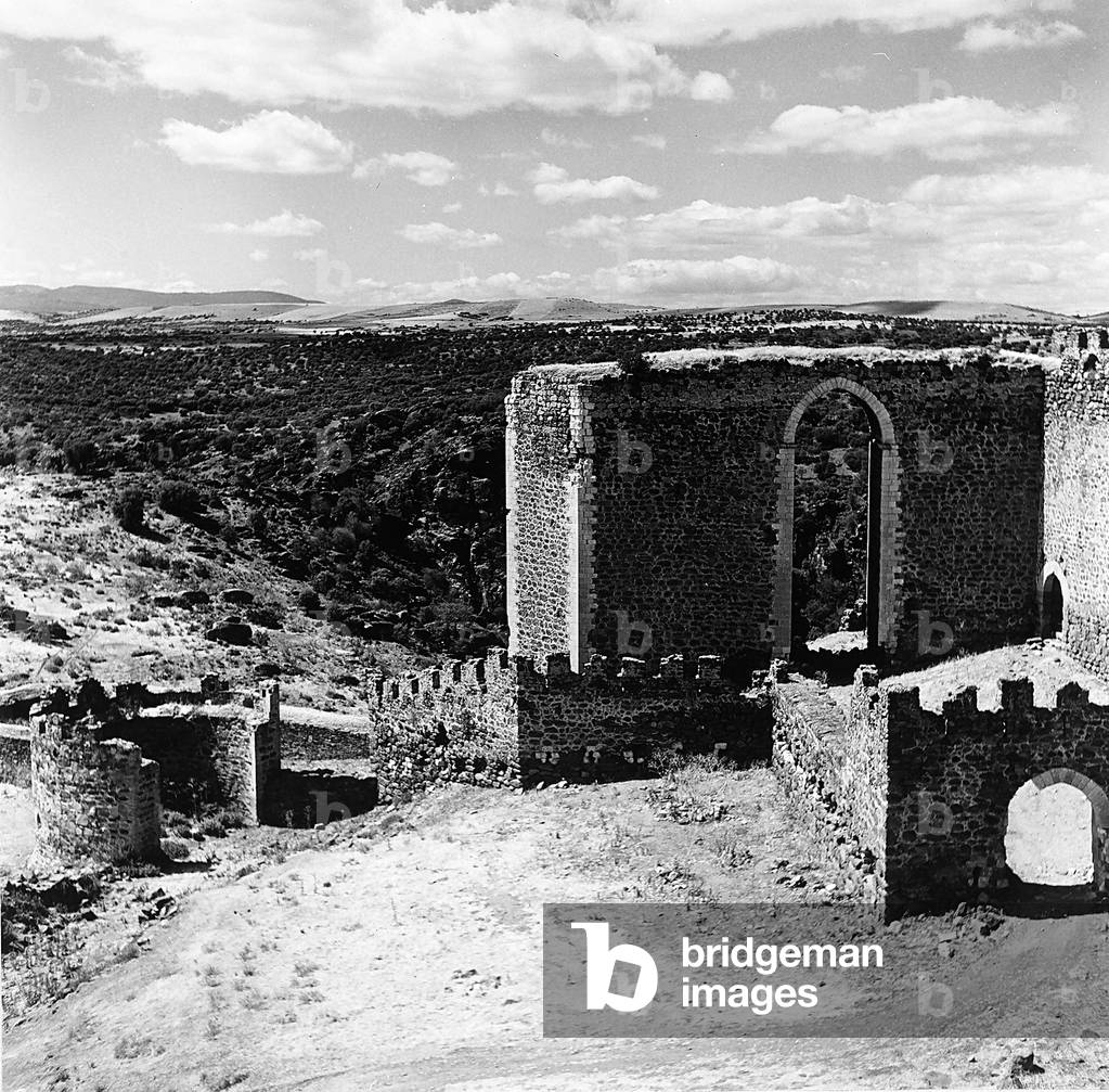 Ruins of the Castle of Mount Aragon in Spain
